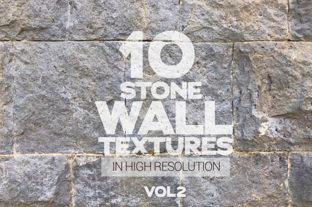1 Stone Wall Textures Vol 2 x10 (2340)